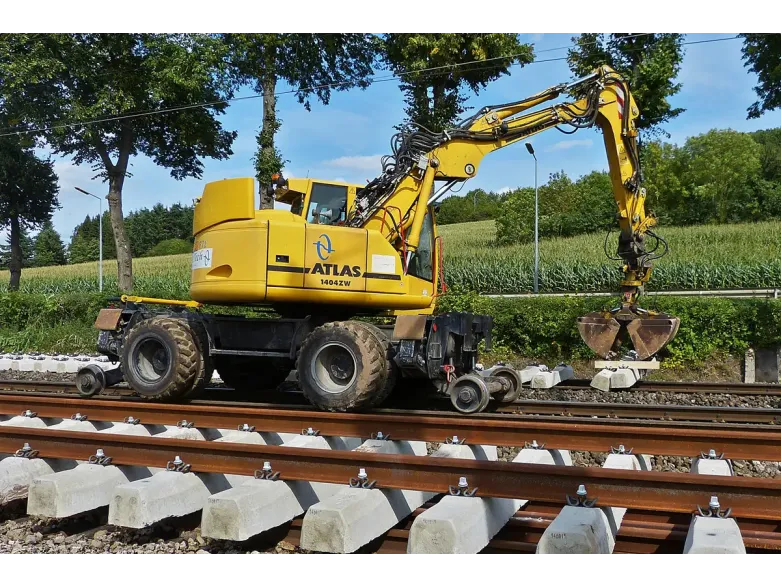 Железнодорожный экскаватор Atlas 1404 ZW | Спецтехника фото №3