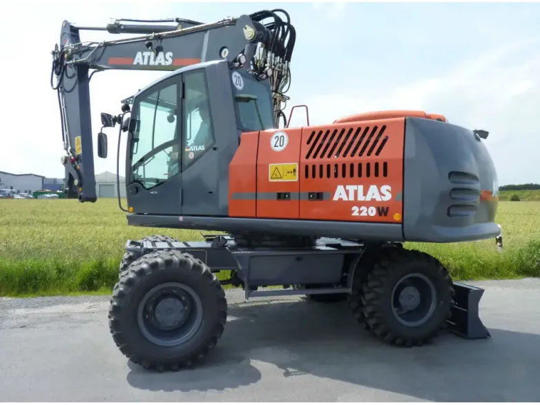 Колёсный экскаватор Atlas 220W | Спецтехника фото №1