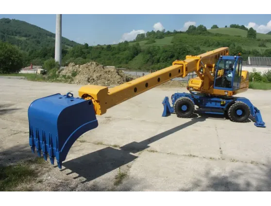 Экскаватор-планировщик UDS 232 на колёсном ходу